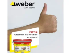 Saint-Gobain Weber Putze^Weber Rollspachtel Malerfinish to go 15 kg
