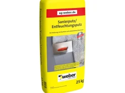 Mörtel|Putze*Saint-Gobain Weber Weber Sanierputz/Entfeuchtungsputz 25 kg