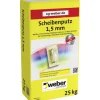 Putze*Saint-Gobain Weber Weber Scheibenputz Weiß 1,5 mm Körnung 25 kg