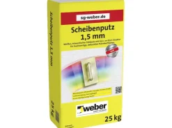 Putze*Saint-Gobain Weber Weber Scheibenputz Weiß 1,5 mm Körnung 25 kg