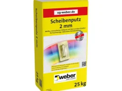 Mörtel|Putze*Saint-Gobain Weber Weber Scheibenputz Weiß 2 mm Körnung 25 kg
