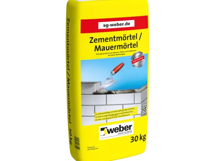 Mörtel*Saint-Gobain Weber Weber Zementmörtel/Mauermörtel 30 kg