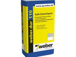 Putze*Saint-Gobain Weber weber.dur 110 Kalkzementputz 30 kg