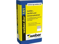 Ausgleichsmassen*Saint-Gobain Weber weber.dur 141 Schlitz-, Verfüll- und Universalmörtel 20 kg