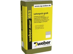 Saint-Gobain Weber Putze^weber.mur 653 Lehmputz grob 30 kg
