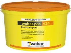 Putze*Saint-Gobain Weber weber.pas 434 Buntsteinputz 4020 25 kg