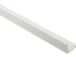 Arcansas Fliesenzubehör^Winkelprofil PVC matt Weiß 12,5 mm x 2,5 m