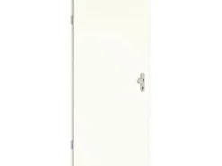 Zimmertüren|Wohnungseingangstüren*GetaDoor Wohnungseingangstür Klimaklasse 3 CPL Weiß ähnl. RAL9016 (GL222) 86,0x198,5 cm L