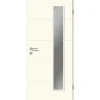 Zimmertüren|Türdichtungen*GetaDoor Zimmertür Catro Line ähnl. RAL 9010 LA1-B Satiniert 198,5 x 86 cm R