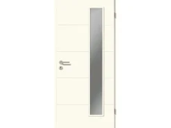 Zimmertüren|Türdichtungen*GetaDoor Zimmertür Catro Line ähnl. RAL 9010 LA1-B Satiniert 198,5 x 86 cm R