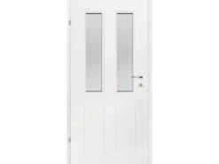 Türdichtungen*Classen Zimmertür inkl. Glas Imperia Weißlack 86 cm x 198,5 cm Anschlag Links
