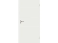 Zimmertüren*GetaDoor Zimmertür Neoline CPL-Folie Weiß 61 cm x 198,5 cm x 3,9 cm Anschlag R