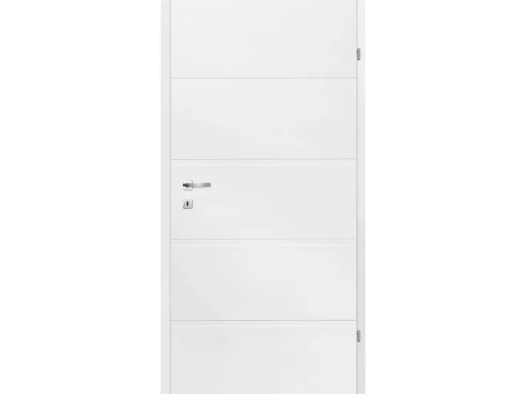 Zimmertüren*Classen Zimmertür Savona Röhrenspan Weißlack 86 cm x 198,5 cm Anschlag Links