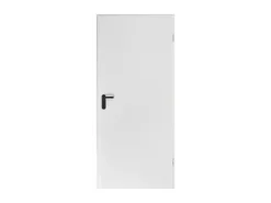 Hörmann Stahltüren^ZK-Tür-Element mit Eckzarge 1000 mm x 1875 mm x 55 mm DIN Rechts Weiß